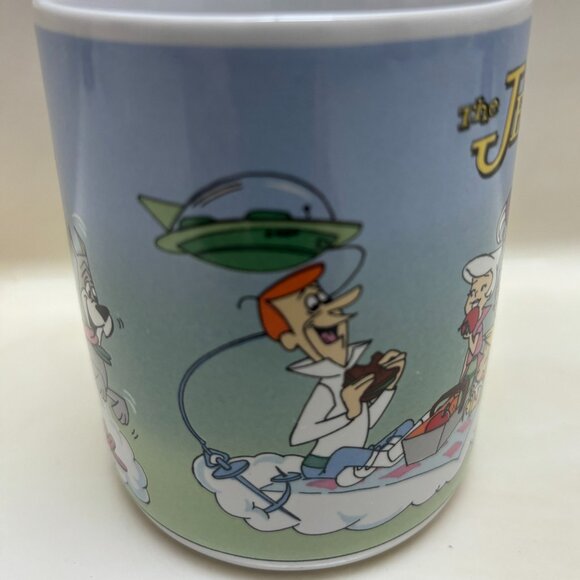 Vintage THE JETSONS Coffee Mug 1990 Hanna Barbera Vitromaster Astro Elroy George - Picture 3 of 7